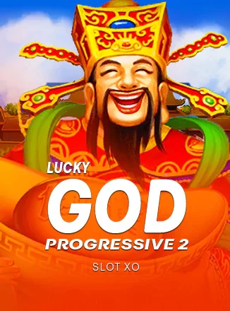 เกม Lucky God Progressive 2 ประกอบหน้าโต๊ะโปรโมชั่น